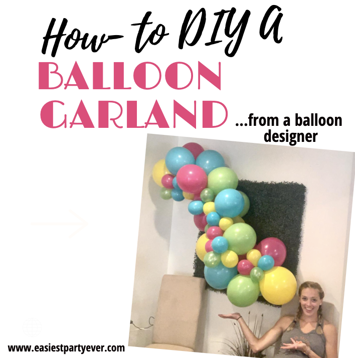 How-to DIY a balloon garland