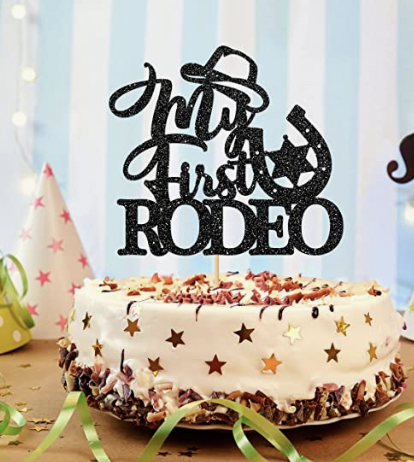 My First Rodeo Cake Topper