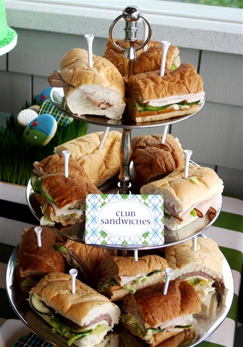 "Club" sandwiches 