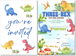 Three-Rex Invitations