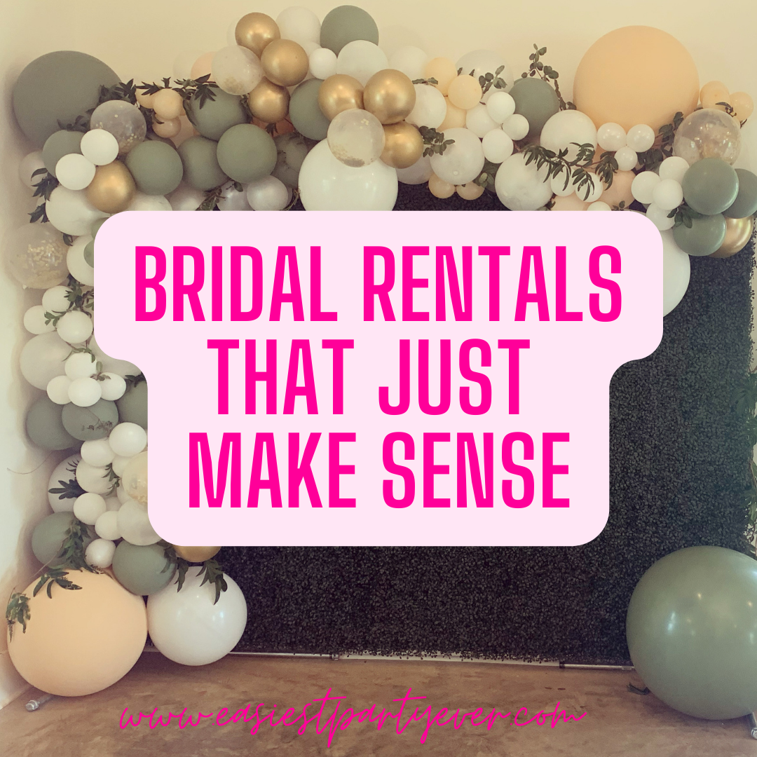 Bridal rentals that just make sense!