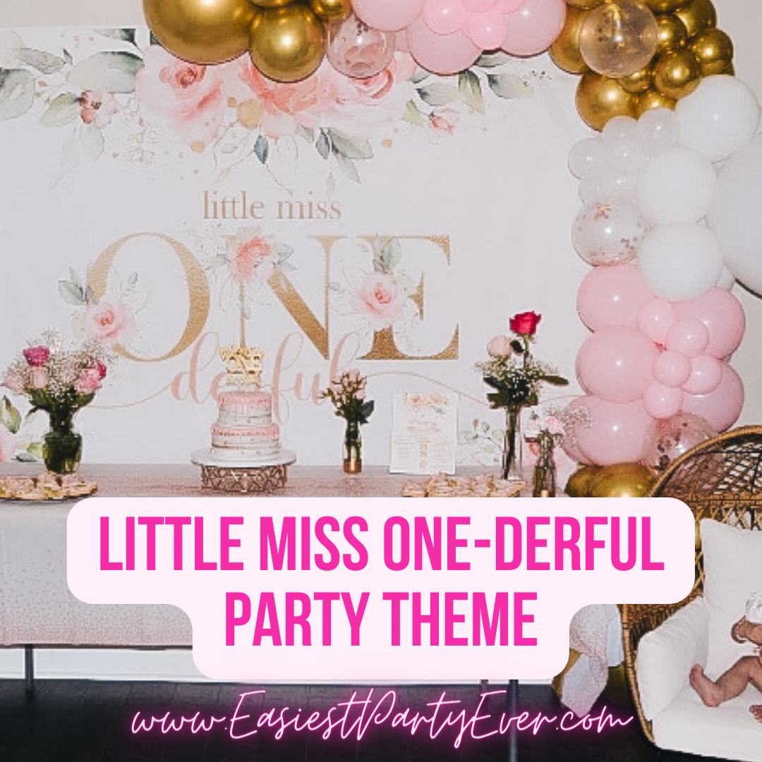 Little Miss One-derful 1st birthday party