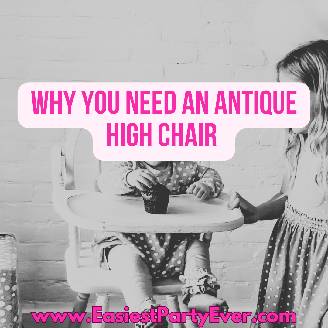 Why you need an antique high chair