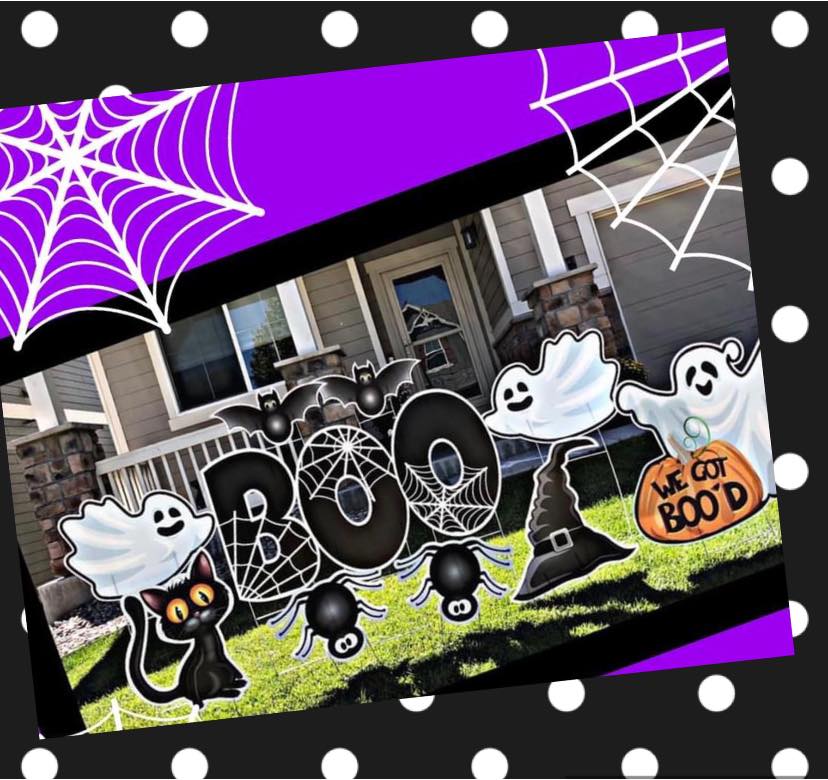 How to Sell You’ve Been Booed Halloween Yard Cards