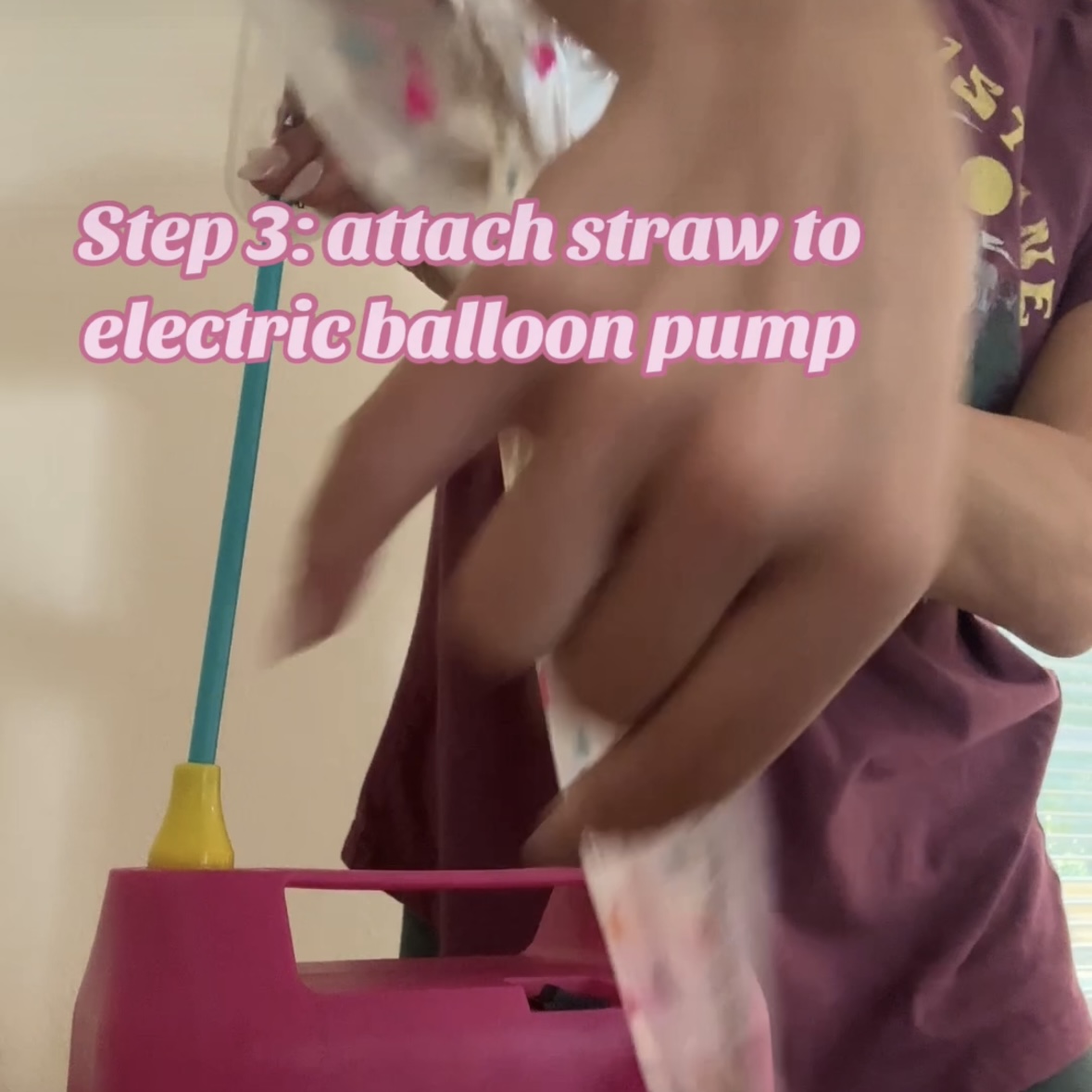how to inflate a balloon with a valve