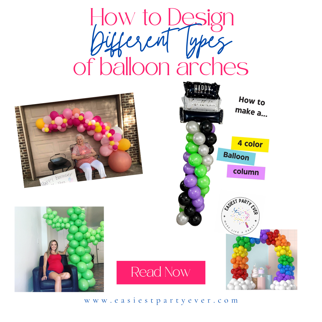 How to design the different types of professional balloon arches
