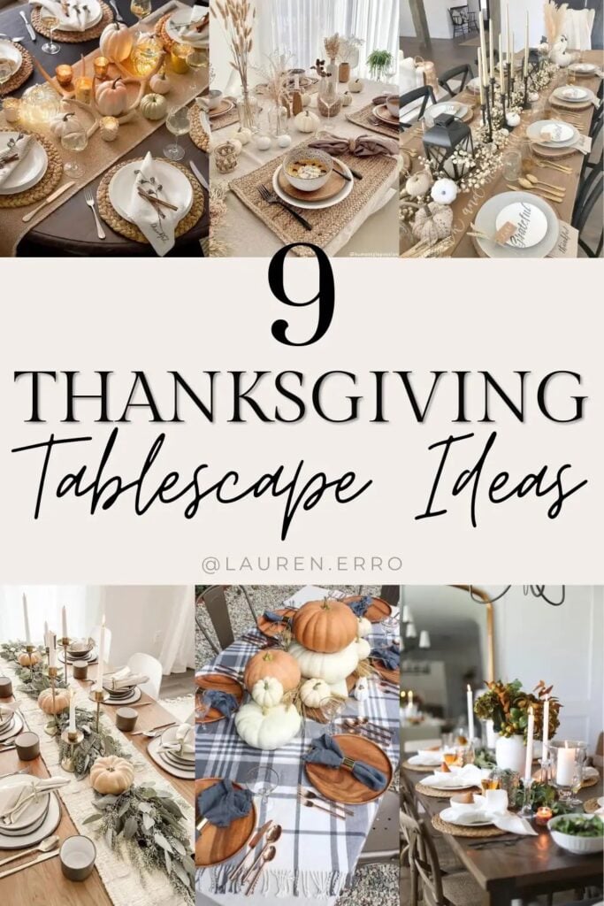 thanksgiving tablescape ideas