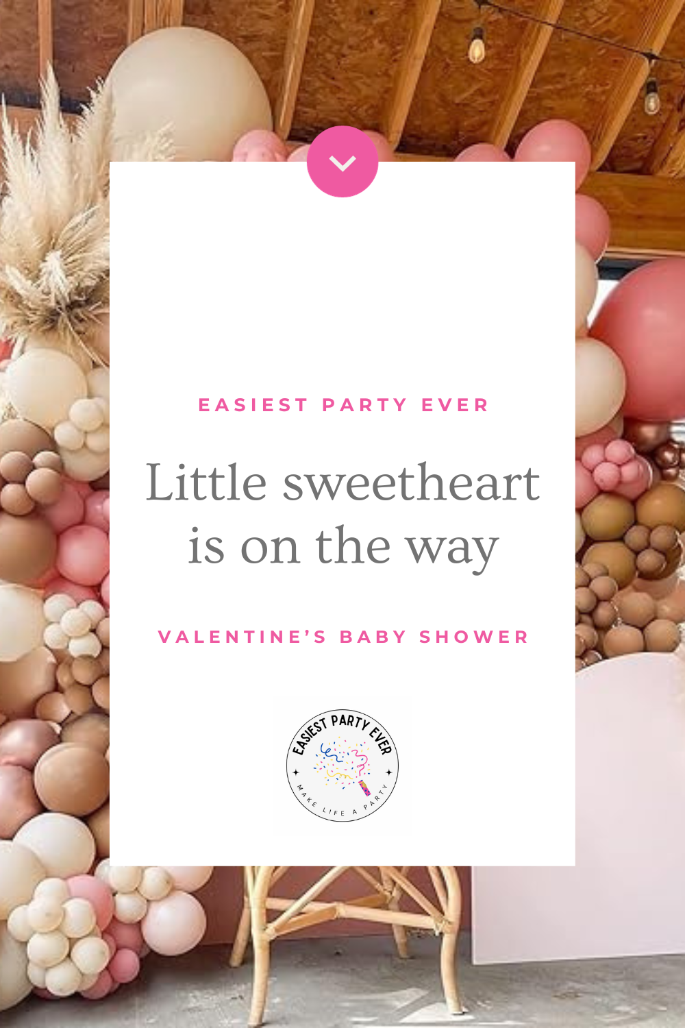 A little sweetheart is on the way: Valentine’s baby shower