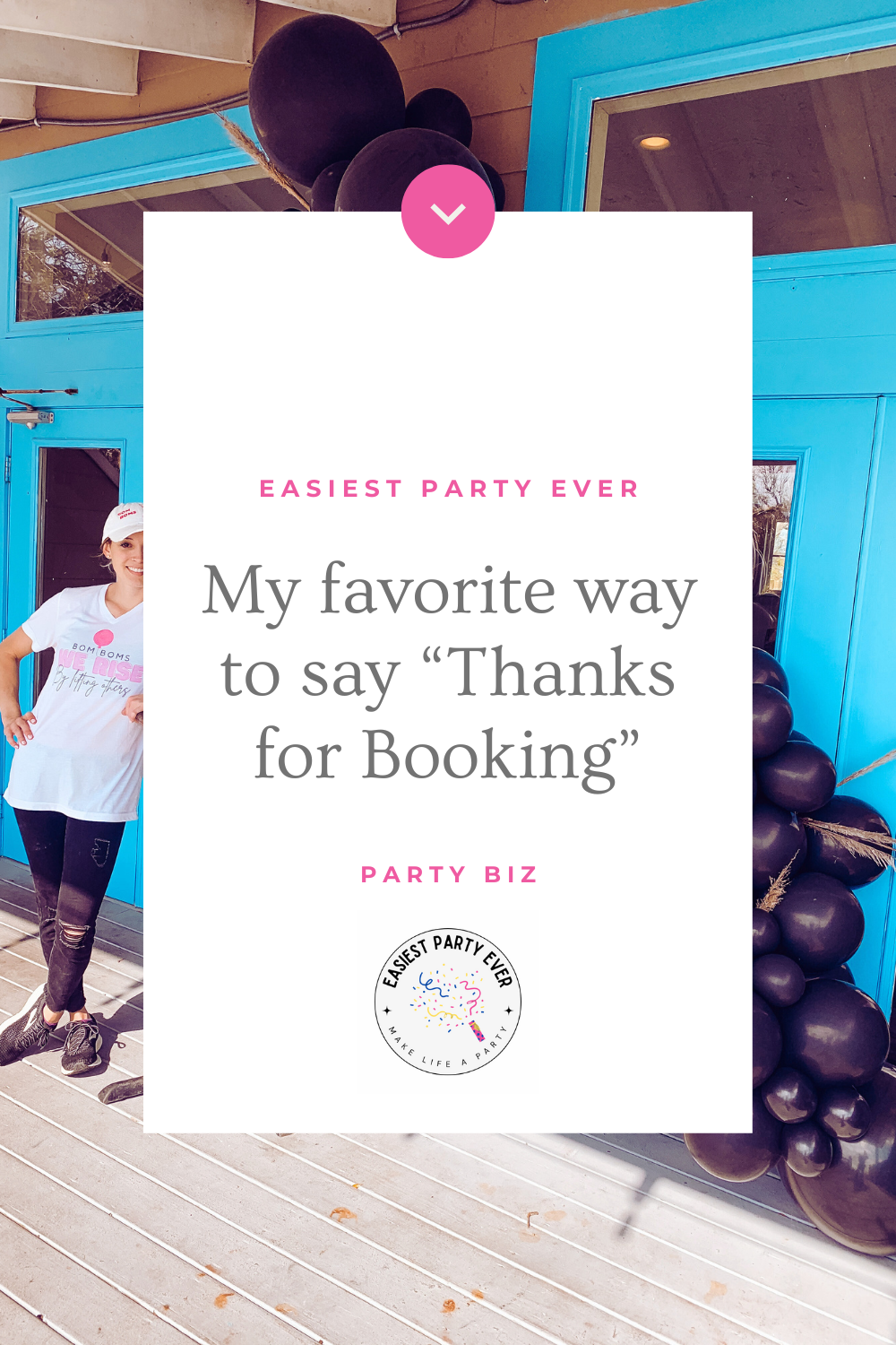 My favorite way to say “Thanks for Booking”